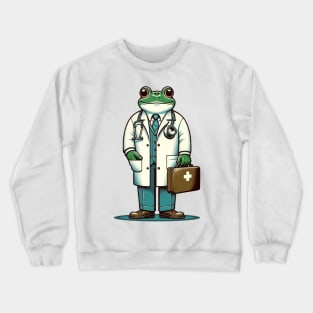 Doctor frog Crewneck Sweatshirt